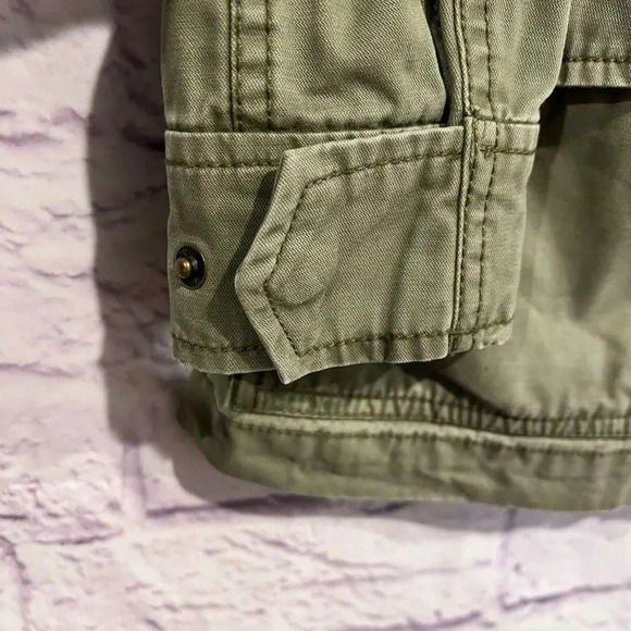 Madewell Fleet Utility Jacket Size XS Green Full Zipper Adjustable Waist - Picture 7 of 13